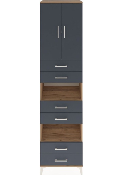 Hyperion Dolap 4 Raflı 6 Çekmeceli 2 Kapaklı 60x44x243 Çam-an... Çam Hyperion Dolap 4 Raflı 6 Çekmeceli 2 Kapaklı 60x44x243 Çam-an... Çam