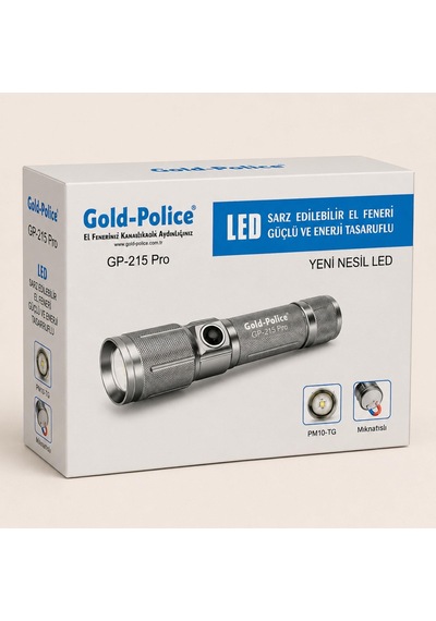 Gold Polıce Fener Gp-215 Gümüş