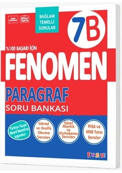 7. Sınıf Paragraf Fenomen B Soru Bankası Fenomen Okul Yayınları