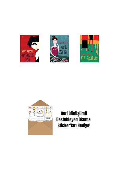 Huysuzun Teki + Kırık Zarlar + Kız Ayakları + Okuma Sticker'ları