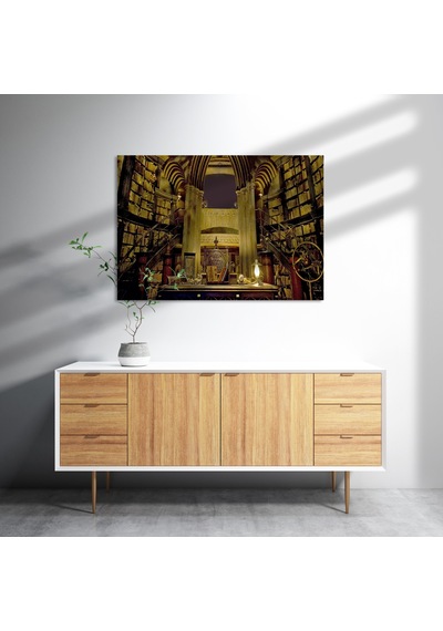 Cakasepetim Harry Potter Kütüphane Gizli Çömlekçi Cadı Ahşap Mdf Tablo
