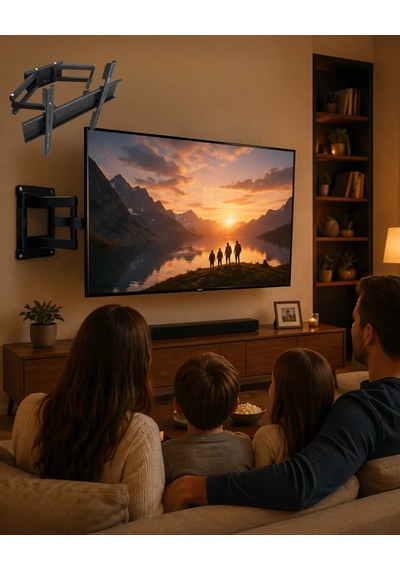 Northcity 32-55 İnç Ayarlanabilir Tv Duvar Askısı Güçlü Montaj Aparatı
