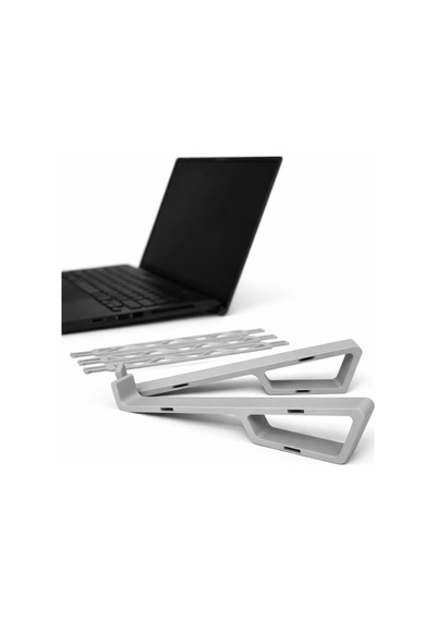 Özel Tasarım Laptop Standı V2 Ayarlanabilir Ergonomik Laptop Yükseltici Havalandırmalı Stand