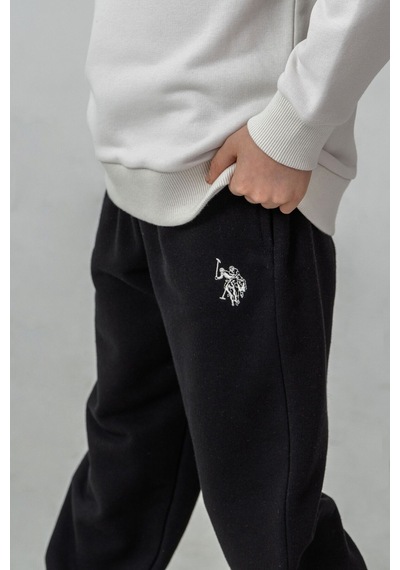 U.S. Polo Assn. Erkek Çocuk Baskılı Beyaz Uzun Kol Eşofman Takımı Us2613-c-v2 Us2613-c-v2