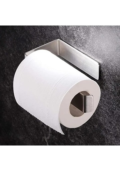 Paslanmaz Çelik Tuvalet Kağıtlığı, Şık Tasarım Ve Dayanıklı Yapı 16.5 x 12.2 x 11.2 CM