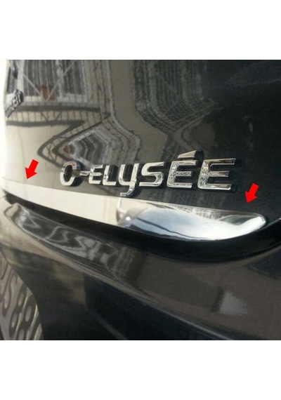 Citroen C Elysee Krom Bagaj Alt Çıtası 2013 - 2020