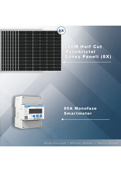 3kw Monofaz On-grid Paket Sistem