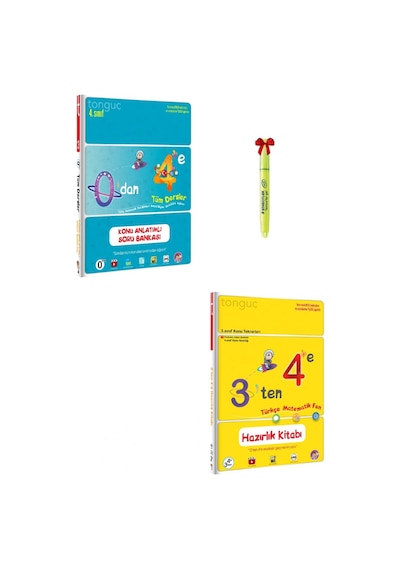 Tonguç 0'Dan 4'E Hazırlık Kitabı Ve 3'Den 4'E Hazırlık Kitabı