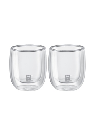 Zwilling Çift Camlı 2'li Espresso Bardak Seti, Şeffaf, 80 Ml Diğer