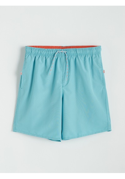 Lcw Swımwear Mavi Kısa Boy Erkek Deniz Şortu
