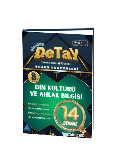 Pisagor Detay 8. Sınıf Din Kültürü 14 Deneme Zeka Küpü