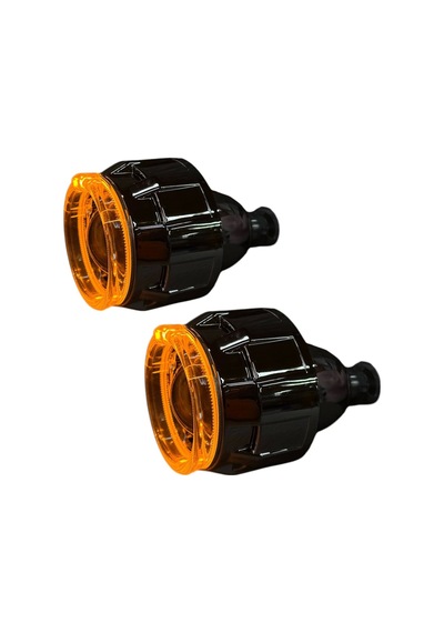 2.5 İnç Bi Xenon Mercek + C3 Model Turuncu Kapak