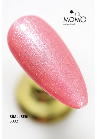 Momo Professional Kalıcı Oje S032 Simli Karanfil Pembesi 14 Ml