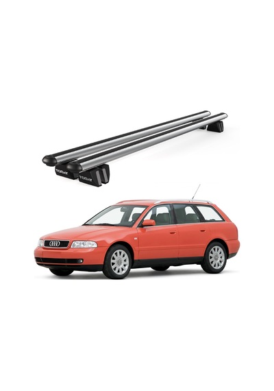 Pençe Audi A4 Avant 1995-2001 Uyumlu Gri Ara Atkı Port Bagaj Tavan Barı