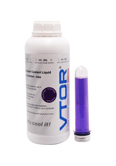 Vtor Bilgisayar Soğutma Sıvısı 1000ML Kristal Mor
