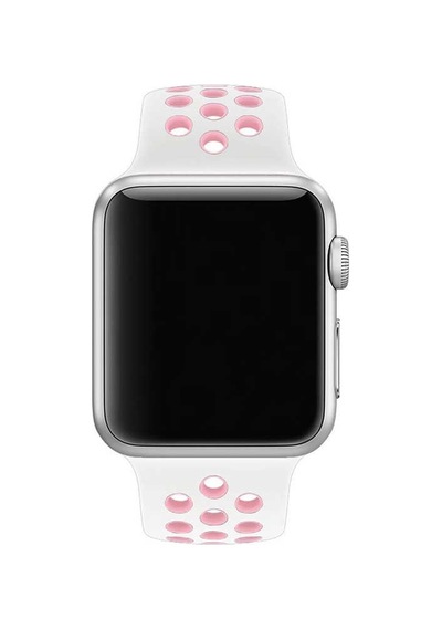 Apple Watch 40mm Uyumlu Silikon Kordon Krd-02 - No8 - T11266