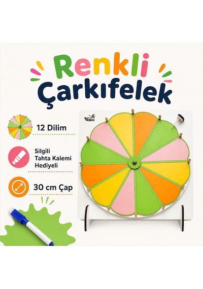 Voleecraft Çarkıfelek Oyunu, Eğitim, Oyun, Eğlence Renkli