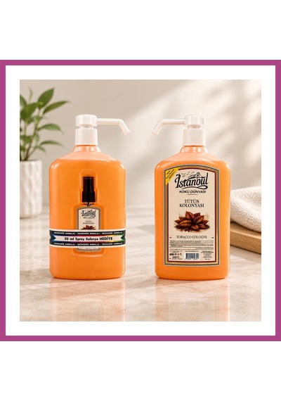Gees Global 900 Ml Pompa Tütün Kolonyası Gbzs