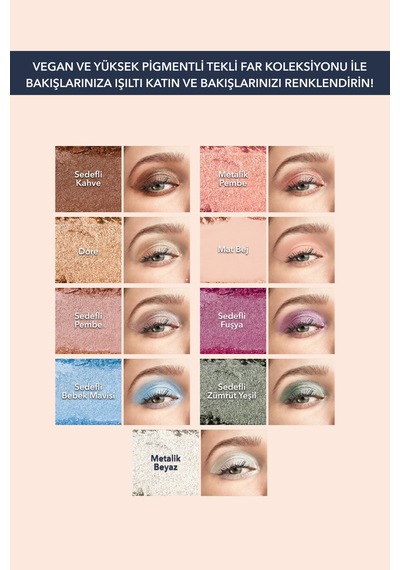 Yves Rocher Tekli Far-27. Metalik Beyaz -1.9gr-51900 27 Metalik Beyaz
