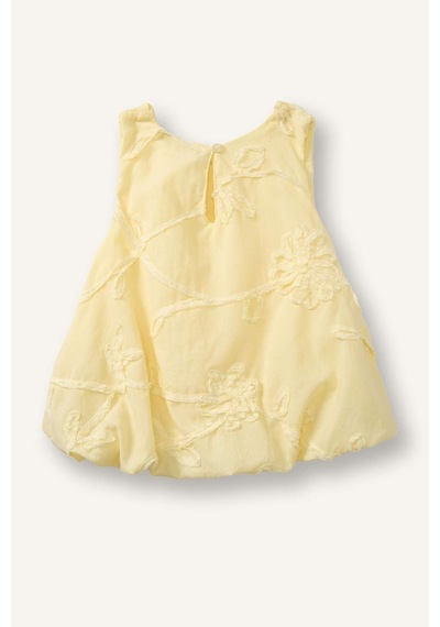 Defacto 3d Poplin Kısa Kollu Gömlek Kız Bebek H4736a526smyl149 Sarı-yl149