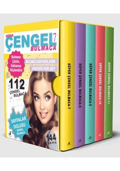 Süper Çengel Bulmaca 5 Kitap Kutulu Set