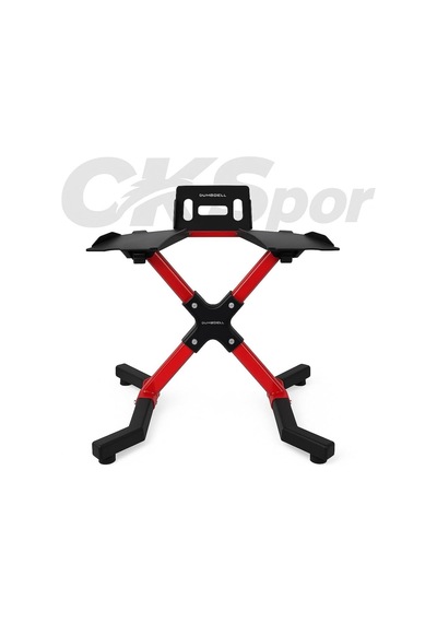 Ayarlanabilir Dambıl Ve Stand Seti, 2 X 24 Kg, Kırmızı