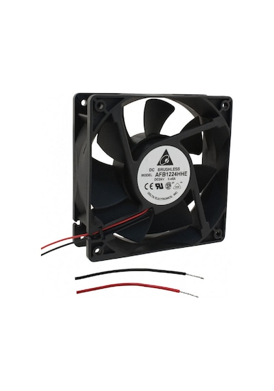 Delta Afb1224hhe ,120x38mm 24vdc 120-cfm 2-kablo Fan