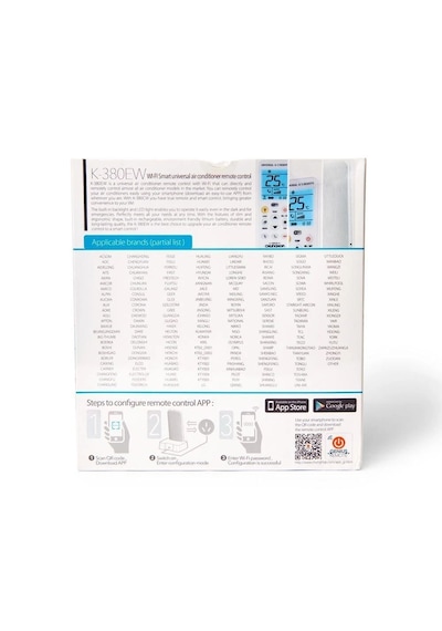 Chunghop K380ew Universal Wifi Klima Kumandası Klima Uzaktan Kumanda