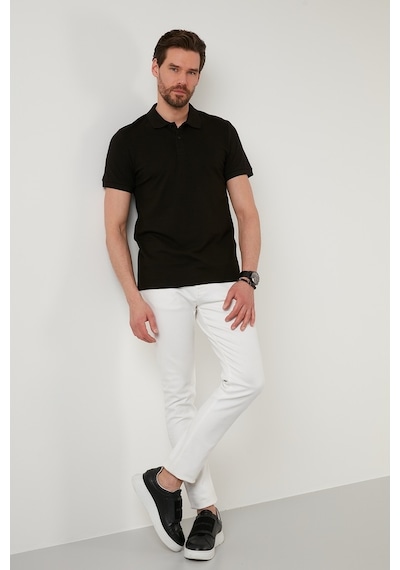 Buratti Regular Fit Pamuklu Düğmeli Erkek Polo Yaka T Shirt 5902326 Siyah