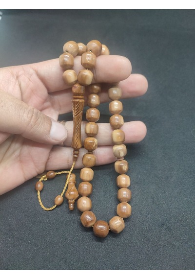 İskeçe Tesbih Exclusive Hakan Kaya Usta Eseri İmame Kalem Oyma Brezilya Menşei Natural Kuka Tesbih 6969