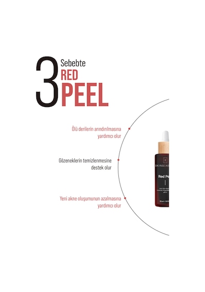 Skin Sensual Red Peel (aha 10%, Bha 2%) Canlandırıcı Ve Cilt Tonu Eşitleyici Kırmızı Peeling Serum