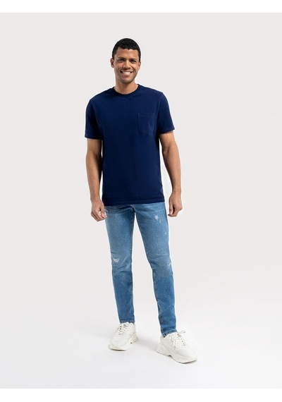 LOFT Regular Fit Erkek Tshirt K.kol Lf2035138 Q1.v1 İndigo