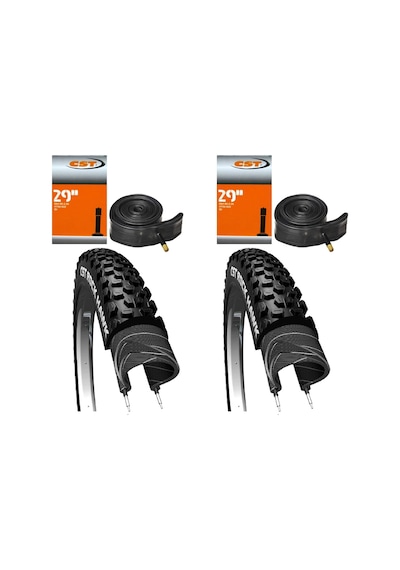 Cst Rock Hawk 29x2.25 MTB Bisiklet Lastik Seti 2 İç + 2 Dış