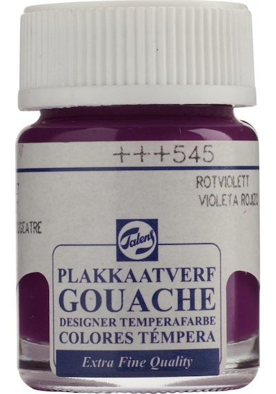 Gouache Jar 16ml Guaj Boya Red Violet / 545 No Color