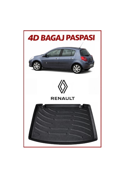 Renault Clio 3 2007 Model 4d Kancalı Bagaj Havuzu