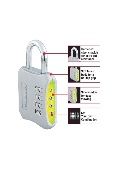 Master Lock 653d 2 In. Kombinasyon Asma Kilit, 653d