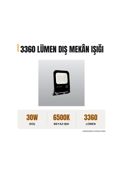 Ack 30w Led Projektör 6500k - At62-03032