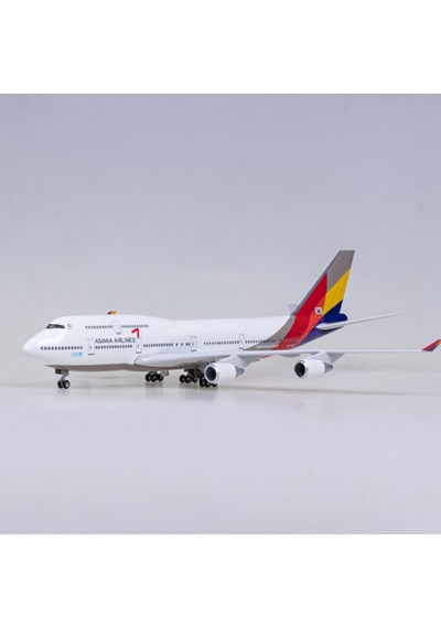 Asiana Air B747 Yolcu Uçağı Model Uçak 1/160 Ölçek 47cm