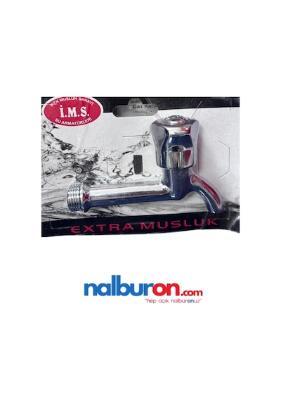 İms Uzun Tuvalet Bahçe Çeşme Balkon Lavabo Wc Musluğu Gri