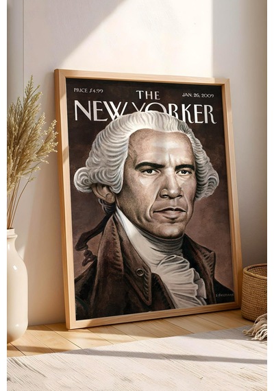 The New Yorker Çerçeveli Tablo January 26 2009