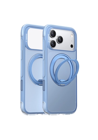 Torras Apple iPhone 17 Pro / 18 Pro Uyumlu Ostand R Air Magsafe Kapak Açık Mavi