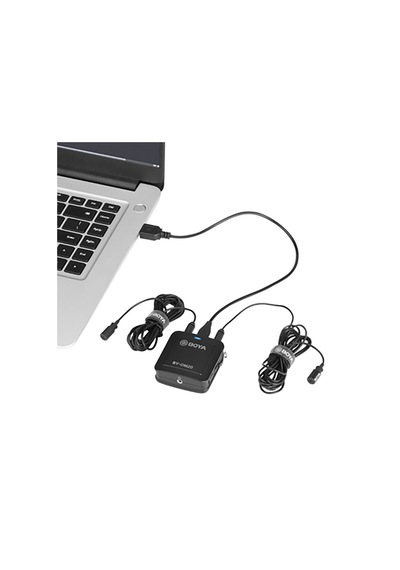 Boya By-dm20 Bilgisayar ve Telefon Ikili Stereo Yaka Mikrofonu