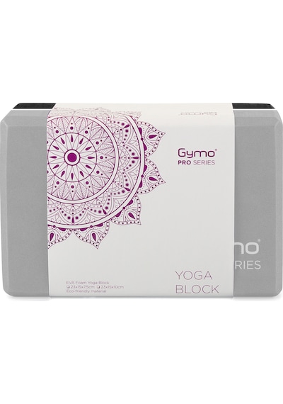 Gymo Pro Series 2 Renk Yoga Blok Siyah X Gri