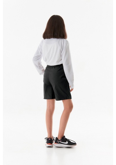 Basic Beli Lastikli Kız Çocuk Şort Etek 25mcck254213167-siyah Siyah