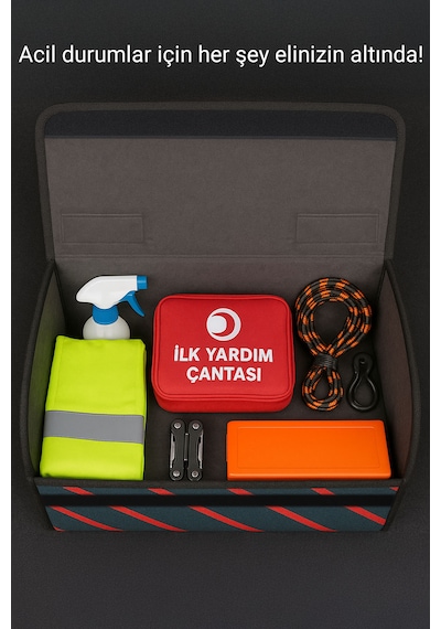3 Adet Oto Bagaj Çantası Araba Bagaj Çantası Araç Içi Bagaj Organizer Oto Bagaj Düzenleyici 3 Adet Bagaj Çantası