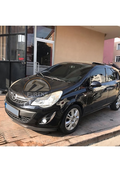 Opel Corsa D 2006-2014 Uyumlu H Lip Esnek Ön Lip 2 Parça Karlık Ön Ek Tampon Altı Dill