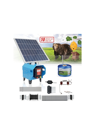 Puhu Compact Model Kuruluma Hazır Elektrikli Çit Sistemi 10 Dönümlük 8 Joule -2462