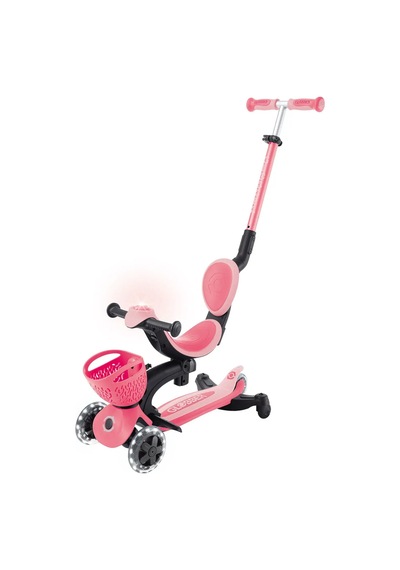 Go Up Baby 360 Scooter Işıklı Koyu Pastel Pembe Diğer