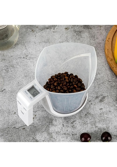 Dijital Hassas Mutfak Tartılı Ölçü Kabı 5 Kg Taşıma Kapasiteli 1g Ölçerli - Lcd Ekranlı Dara Almalı Dereceli Ölçü Sürahisi Ve Mutfak Tartısı Çok Renkli