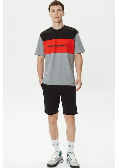 Lacoste Men's Slim Fit Organic Cotton Bermuda Black Shorts Erkek Dar Kesim Pamuk Bermuda Şort Siyah